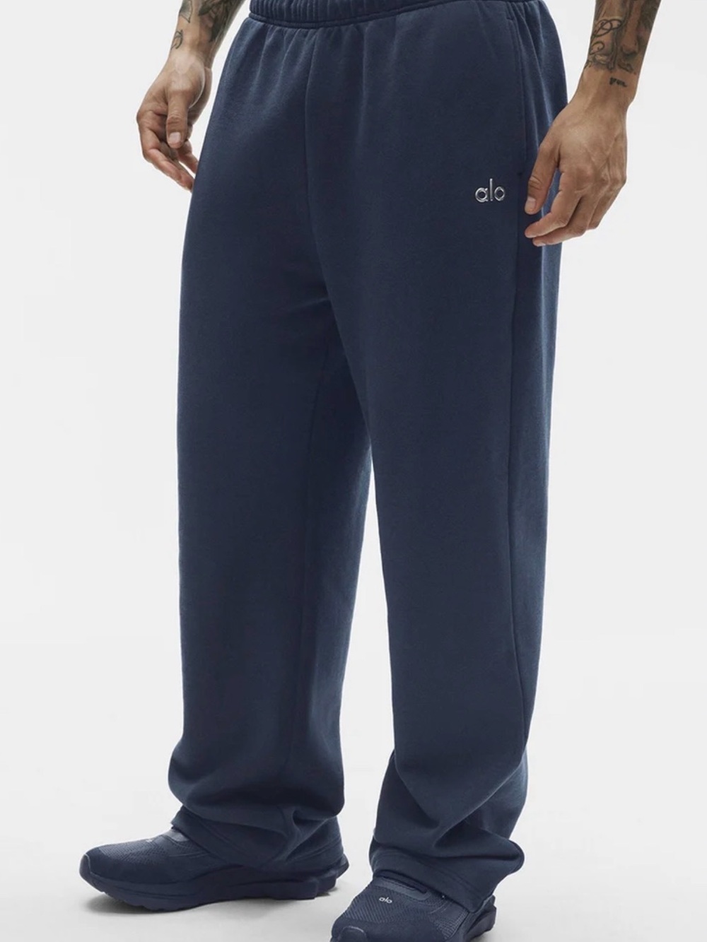 Alo Accolade Straight Leg Sweatpant Navy Sizes (XS-XL)